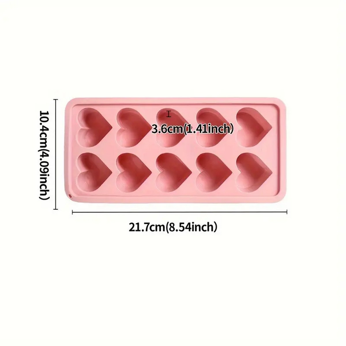 10-Grid Heart-Shaped Silicone  - đánh giá và giá Home Cooking Recipes